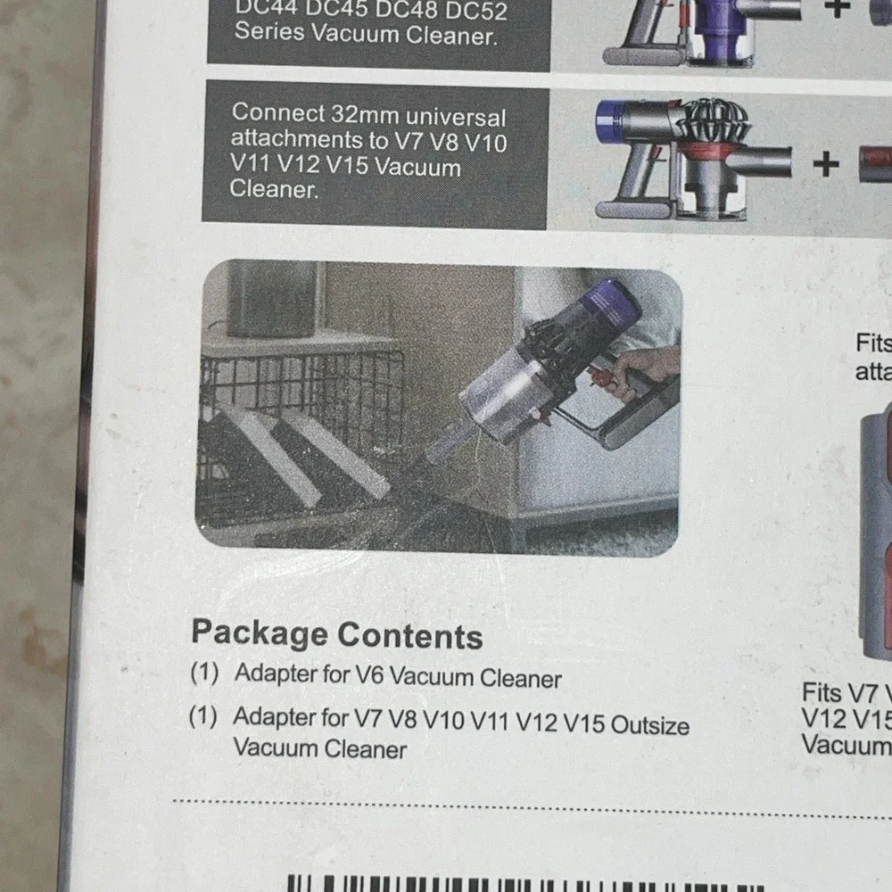 Vacuum Attachment Adapter allows connection of‎ tools to various vacuum models
